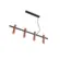 Pendente Sonda 4xMr16 57X1300X280Mm Pt Cb-M 1Pt Usina
