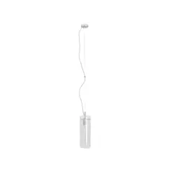 Pendente Tiberias 110X275Mm 1xG9 Bt Bt Cr 1Branco Usina