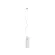 Pendente Tiberias 110X275Mm 1xG9 Bt Bt Cr 1Branco Usina