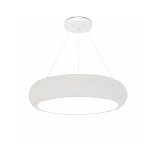 Pendente Ring Lux Ø500X100Mm 4xE27 Bt Bt 1Branco Usina
