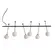 Pendente Varal 1500X120X420Mm 6xG9 Pt Pt 1Pt Usina