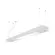 Pendente Tropical 75X1280X120Mm 1xT8 Led 120Cm Bt Bt 1Branco Usina