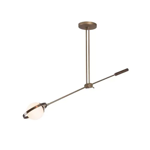 Pendente Viga 470X180X900Mm 1xG9 Pt Cb-P 1Pt Usina