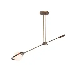 Pendente Viga 470X180X900Mm 1xG9 Pt Cb-P 1Pt Usina
