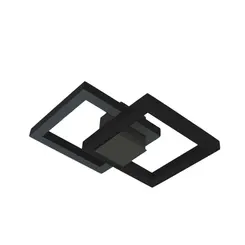 Plafon Arandela Mira Slim 670X670X135Mm Led 65,6W 3670Lm 4000K Bivolt Pt Pt Usina