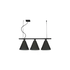 Pendente Varanda Trilho Ø240X780X260Mm 3xE27 Pt Pt 1Pt Usina