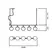 Pendente Queens 140X1000X240Mm 5xG45 Bt Bt Fc 1Branco Usina