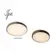Plafon Ipe Ø420X50Mm Led 22W 3000K 1398Lm Bivolt Preto Usina