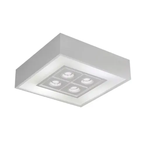Plafon Focus 4 Box 450X450X120Mm 4xE27 / 4 Mr16 Bt Bt Usina