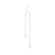 Plafon Pendulo 260X1050X280Mm 2xG9 Bt Bt Fc Usina