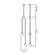 Plafon Pendulo 260X1050X280Mm 2xG9 Bt Bt Fc Usina