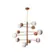 Pendente Satelite 820X650Mm 12xG9 Bt Bt Fc 1Br Usina