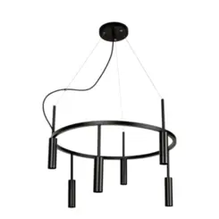 Pendente Platinum Ø400X445Mm 6xMr11 Ca Pt Pt 1Pt Usina