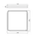 Plafon Mileto Ø490X50Mm Led 48W 3000K 3052Lm Bivolt Cp-M Usina