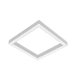 Plafon Quadrado Turim 285X285X47Mm Led 26,4W 1550Lm 3000K Bivolt Bt Bt Usina