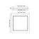 Plafon Sharp 380X380X45Mm Led 56W 4050Lm 3000K Bivolt Bt Bt Usina