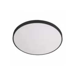 Plafon Luna Ø330X70Mm Led 24W 1560Lm 3000K Bivolt Pt Pt Usina