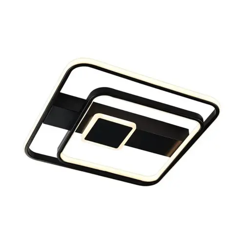 Plafon Chamego 420X420X70Mm Led 50W 3000K 1873Lm Bivolt Pt Usina