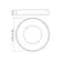 Plafon Plutao Ø400X60Mm 3xG9 Pt Pt Usina