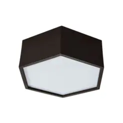 Plafon Hexa 16420/20 Especial Perfil Tropical 200X120Mm 02Xe27 Il.Direta Pt Usina