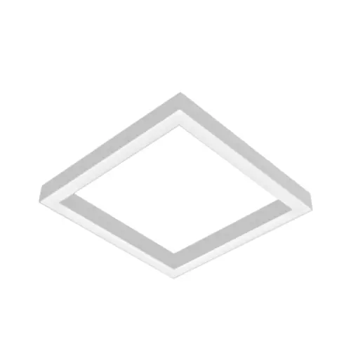 Plafon Quadrado Turim 410X410X47Mm Led 40W 2340Lm 3000K Bivolt Bt Bt Usina