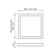Plafon Quadrado Turim 410X410X47Mm Led 40W 2340Lm 3000K Bivolt Bt Bt Usina