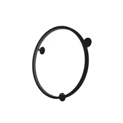 Plafon Volta Especial 16655/75 Haste Fixa C/ Altura Total 150Mm Pt Usina