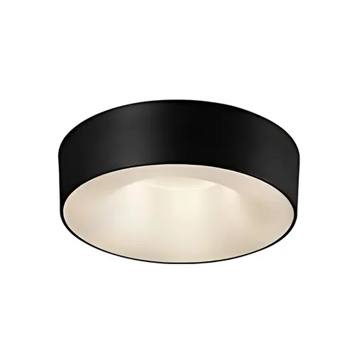 Plafon Vulcano Ø550X140Mm 6xE27 Preto Preto Usina