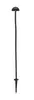 Luminaria Dalia LED 3,5W 3000k 350lm 24V 100cm Preto IP65 Gaya