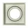 Spot Hub Micro Borda Recuado Quadrado 11,2 X 11,2cm  - Nicho 10,5cm Par20 Branco Aluminio Luminatti