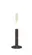 BALIZADOR PIPE PILES SLIM P BASE 25X107X300MM G9 DIFUSOR EM ACRILICO MACIÇO - PRETO TKS