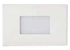 Balizador de Embutir LED Pavo Retangular Externo 2700K 5,5W 110V 7x11x3,3cm Preto - Acend