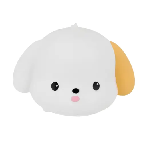 Luminaria Infantil Squishy Cachorrinho 1w 3000k 50Lumens Rgb Recarregavel Gaya
