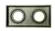 Spot Hub Micro Borda Recuado Retangular Duplo 2xPar20 Preto Aluminio Luminatti