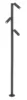 POSTE BALIZ. ORBIT 3 MÓDULOS 8,1W 2.700K 34º 220lm/módulo IRC>90 DL PT5 9 P 0 34 haste 120cm IP66 PR
