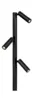 POSTE BALIZ. ORBIT 3 MÓDULOS 8,1W 2.700K 34º 220lm/módulo IRC>90 DL PT5 9 P 0 34 haste 120cm IP66 PR
