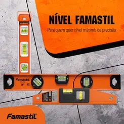 Nivel de Aluminio Magnetico Profissional 20 Famastil
