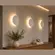 Arandela de Parede Led Lua Redondo 3000K 5W Bivolt 26cmx8,2cm 1162/15 Spotline