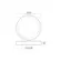 Plafon de Sobrepor Led New Smart Redondo 3000K 36W Bivolt 35cmx5cm Branco Spotline