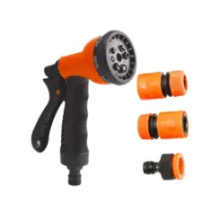 Kit Para Jardim Engate Rapido Ducha 8 Funcoes Famastil