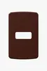 Placa 4X2 1 Pos Compose Marrom Weg