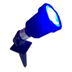 Espeto Led Para Jardim 5W Azul Bivolt Foxlux