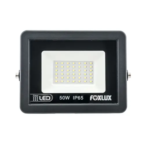 Refletor Led 50w 6500K 12V Preto Foxlux