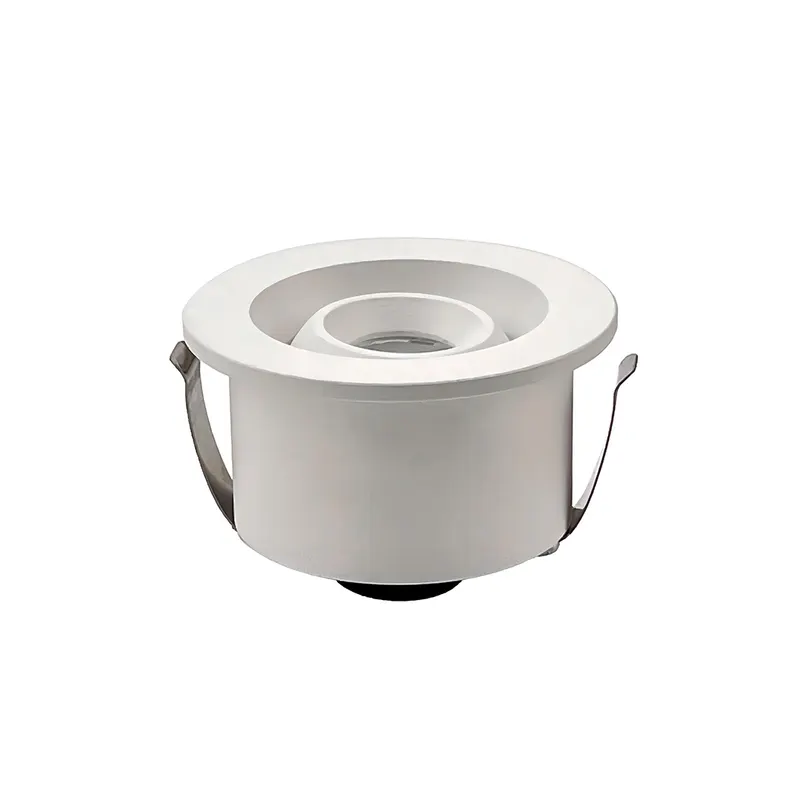 Mini Spot Led Ollo Redondo Embutir 3W 3000K Irc90 Branco Nordecor