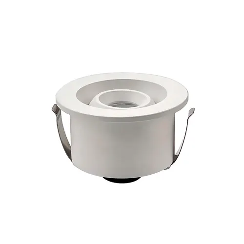 Mini Spot Led Ollo Redondo Embutir 3W 3000K Irc90 Branco Nordecor