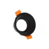 Spot Hub Micro Borda Recuado Quadrado Mr11 FIXO Preto Luminatti