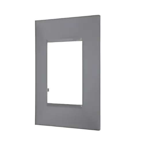 Placa 3 Postos 4X2 Cinza Pial Plus + Legrand
