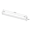 Modulo Linear Dif Led Para Sity Irc>90 24W 2700K 48V Nordecor