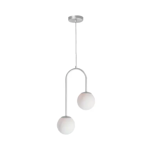 Pendente Pendulo 270X120X1340Mm 2xG9 Bt Bt Fc 1Branco Usina