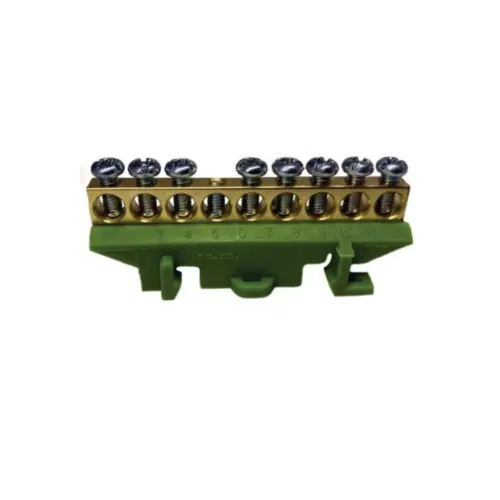 Barra Terra p/ Quadro Distribuicao BRT01 8 Polos Verde Weg